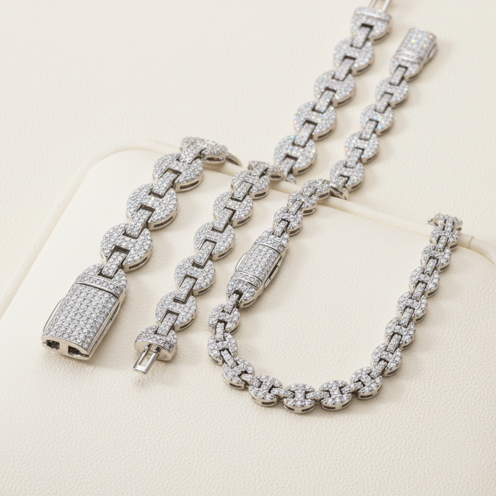 Luxury Chain White Background